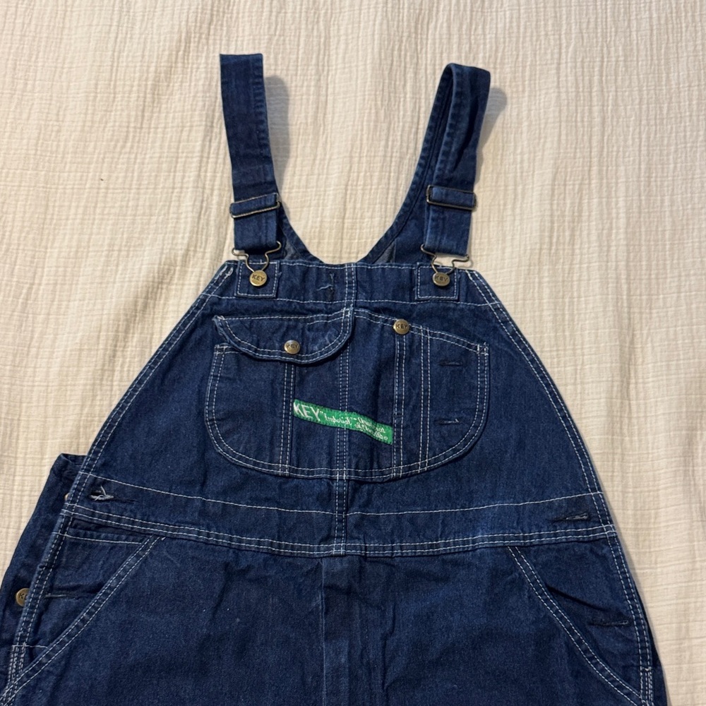 Key Blue Denim Overalls for Women